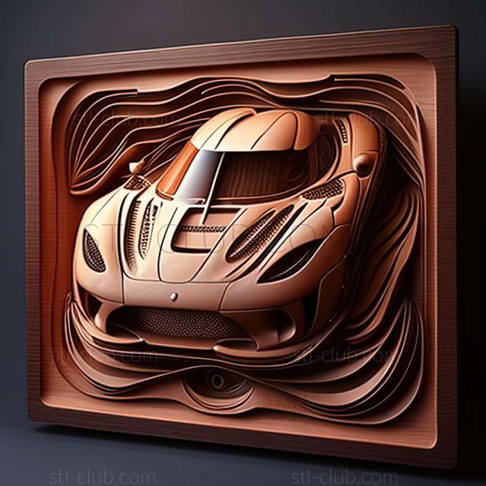 3D мадэль Koenigsegg CCXR (STL)